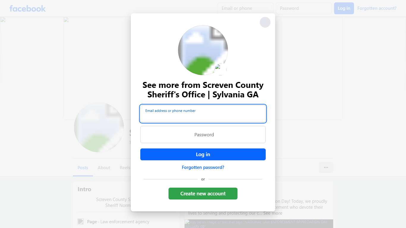Screven County Sheriff's Office Sylvania GA Facebook