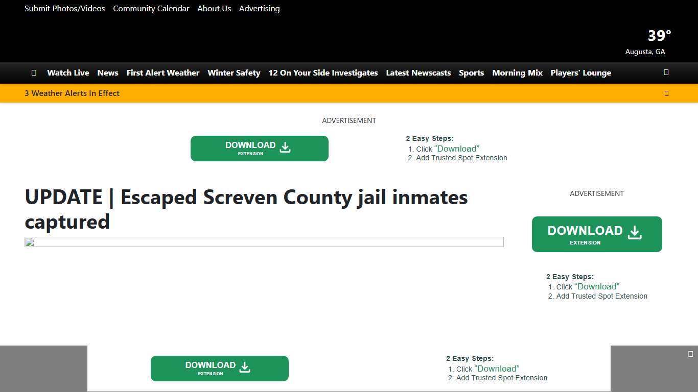 UPDATE Escaped Screven County jail inmates captured